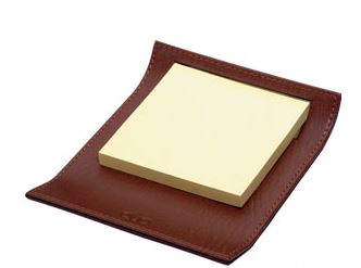 PU Leather Memo Pad Holder