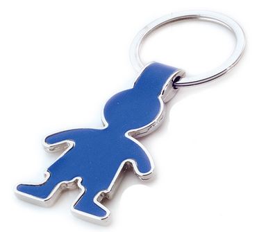 Boy Shaped Metal Keychain