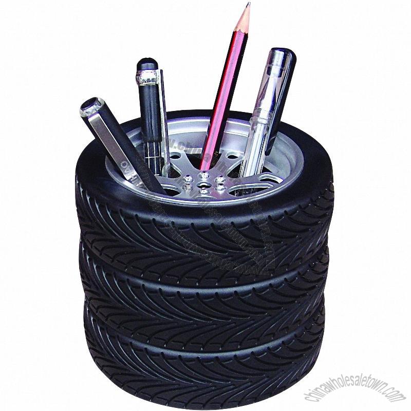 Tyre Shaped Pen Holder