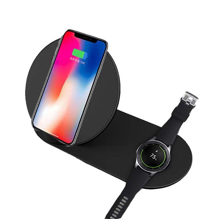 Dual-Qi Inductive Wireless Device Charging Station