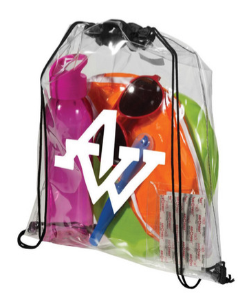 Transparent Drawstring Backpack