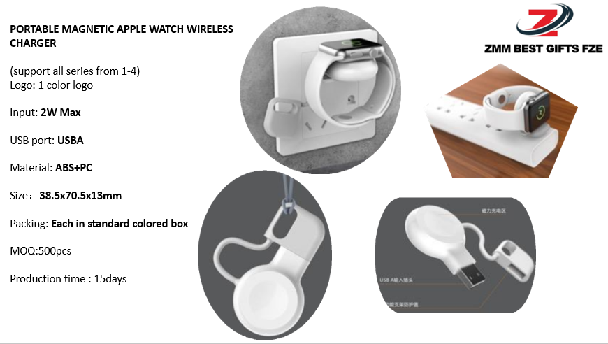 Portable Magnetic Apple Watch Wireless Charger