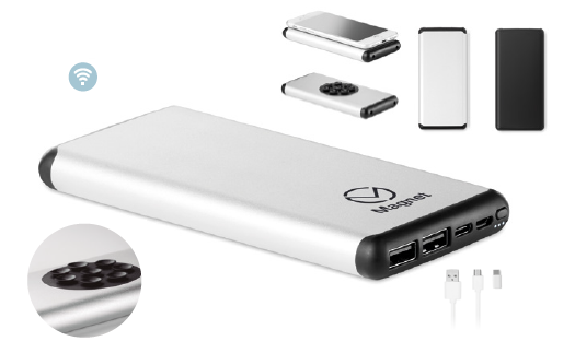10,000 mAh Power Bank in Aluminum Case (Support Laptop MacPro)