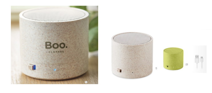 5.0 Bluetooth Speaker (Wheat Straw/ABS Material)