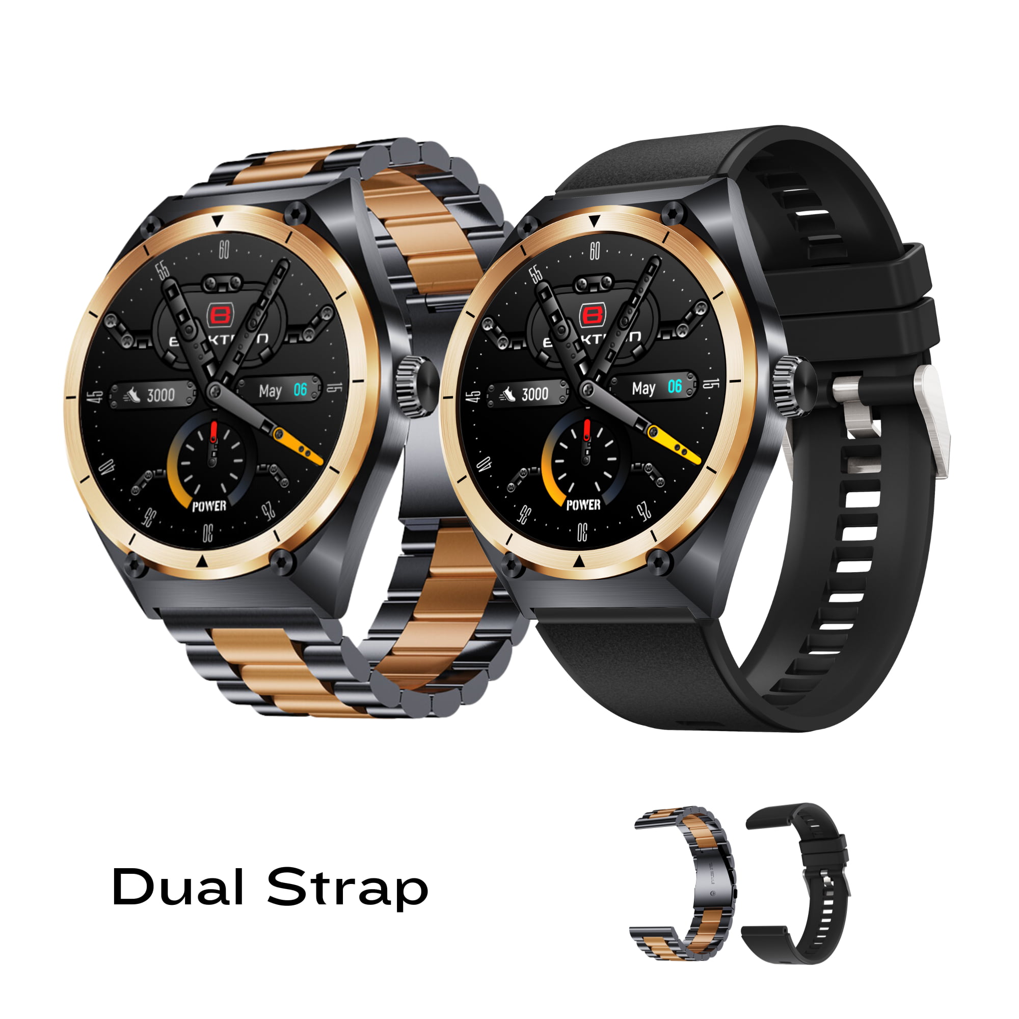 Smartwatch – 1.43″ Amoled Display – Black Gold